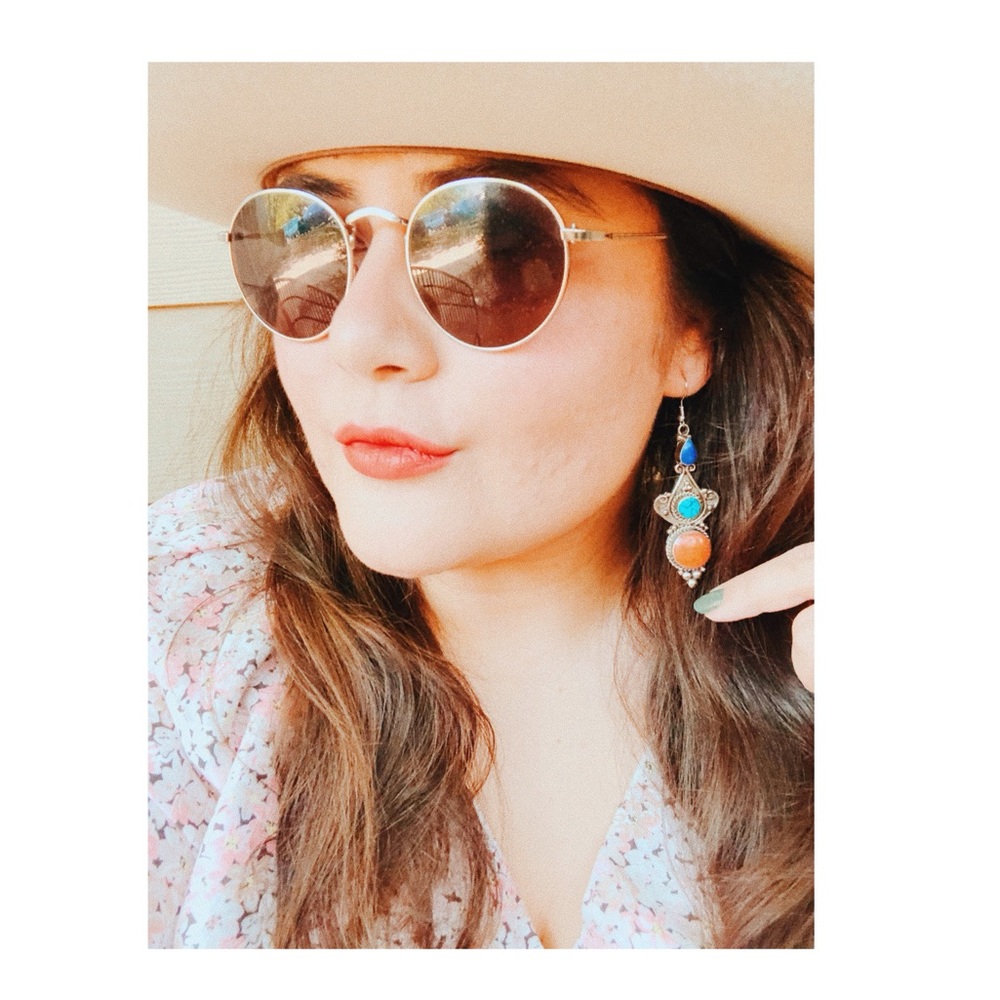 [SOLD] Vintage | Sterling Silver Turquoise Earrings